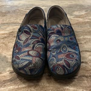 Multi colored Alegria nursing shoes